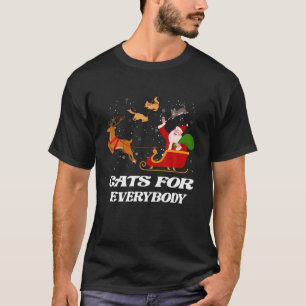 Grappig kerstkatje voor iedereen, lomp. t-shirt