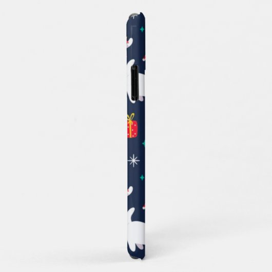 Grappig kerstkatten Case-Mate iPhone case (Achterkant/rechts)