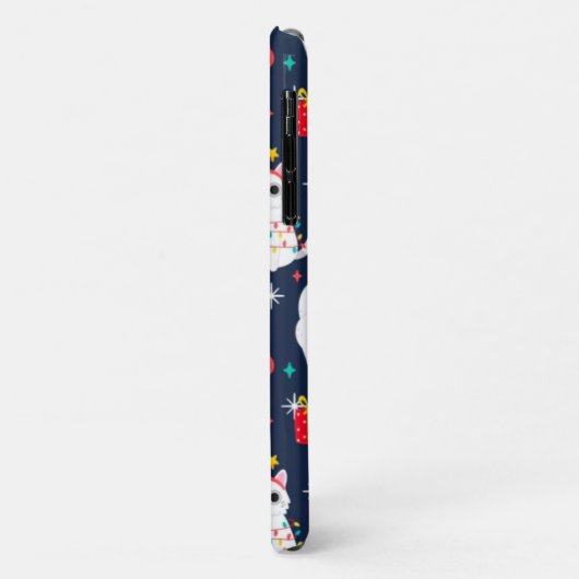 Grappig kerstkatten Case-Mate iPhone case (Achterkant/links)