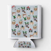 Grappig kerstkatten, liefdevol ontwerp voor vun ka blikjeskoeler (Achterkant)