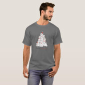 Grappig kerstkatten - Matching Family Meowy Pajam T-shirt (Voorkant volledig)