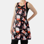 Grappig kerstkatten schort (Insitu)