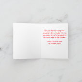  Grappig Kerstkattenappartement Feestdagen Kaart (Binnen)