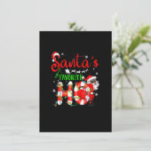 Grappig kerstkerstkerstfeest's favoriete Ho-kerstm Kaart (Staand voorkant)