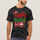 Grappig kerstkerstkerstfeest's favoriete Ho-kerstm T-shirt (Voorkant)