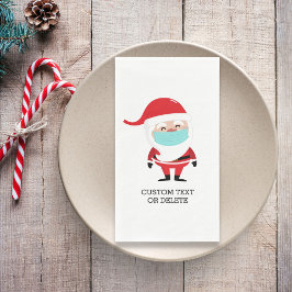 Grappig kerstkerstkerstkerstbedekking in Face Mask Servet