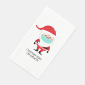 Grappig kerstkerstkerstkerstbedekking in Face Mask Servet (Hoek)