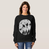 Grappig kerstkerstkerstkerstcadeautje Sleigh Sting Trui (Voorkant volledig)