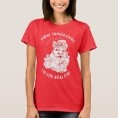 Grappig kerstkerstkerstkerstkerstkerstfeest Red Ho T-shirt (Voorkant)