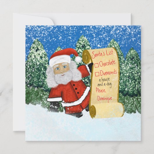 Grappig kerstkerstkerstkerstkerstkerstkerstcadeaut kaart (Voorkant)