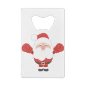 Grappig kerstkerstkerstkerstkerstkerstkerstkerstke creditkaart flessenopener (Achterkant)