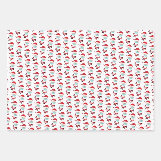 Grappig kerstkerstkerstkerstkerstkerstkerstman, re inpakpapier vel (Voorkant)