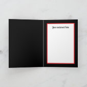 Grappig kerstkerstkerstkerstkerstkerstkerstman, ta feestdagen kaart (Binnen)