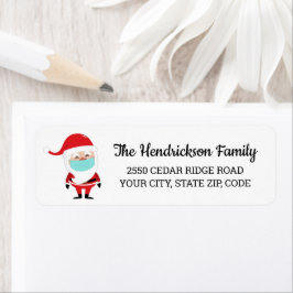 Grappig kerstkerstkerstkerstkerstkerstmannetje gep etiket