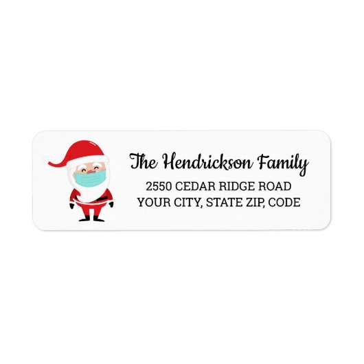 Grappig kerstkerstkerstkerstkerstkerstmannetje gep etiket (Voorkant)