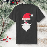 Grappig kerstkerstkerstkerstkerstman's favoriete b t-shirt<br><div class="desc">Vertel iedereen wie de kerstman zijn favoriet is. Shirt beschikt over een Sinterklaas Pet, snor, baard en tekst met de tekst "Santa's Favorite" Boss - of u kunt de lege tekst invullen. Ja. Ja. Ja. Verpleegster, oom, vader, tante, moeder, ingenieur, Hondenliefhebber, enz. Pas de tekst aan met een "favoriet". Maakt...</div>