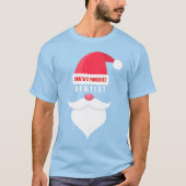 Grappig kerstkerstkerstkerstman's Favoriete Dentis T-shirt (Voorkant)