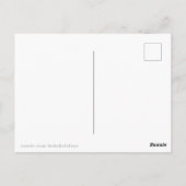 Grappig kerstkerstkerstman-Humor, word me wakker Briefkaart (Achterkant)