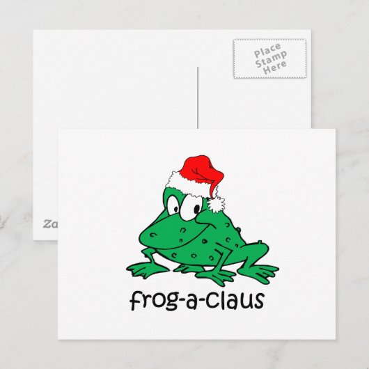 Grappig kerstkikker feestdagenkaart (Voorkant / Achterkant)