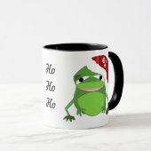 Grappig kerstkikker met Gezegde Mok (Voorkant rechts)