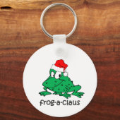 Grappig kerstkikker sleutelhanger (Voorkant)
