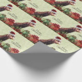 Grappig kerstkippen met Cadeaus Cadeaupapier (Hoek)