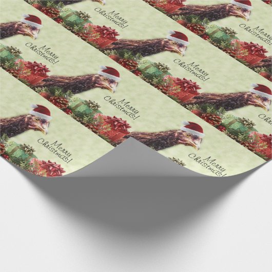 Grappig kerstkippen met Cadeaus Cadeaupapier (Hoek)