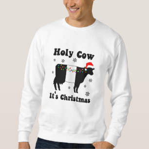 Grappig kerstKoe Beltie Belted Galloway Gift T- Trui