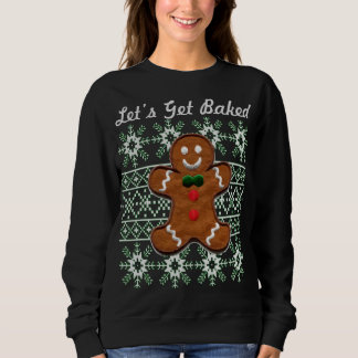 Grappig Kerstkoekje Gingerbread Man Laten we B Trui