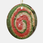 Grappig kerstkoekje Pun Romantic Gift Keramisch Ornament (Links)