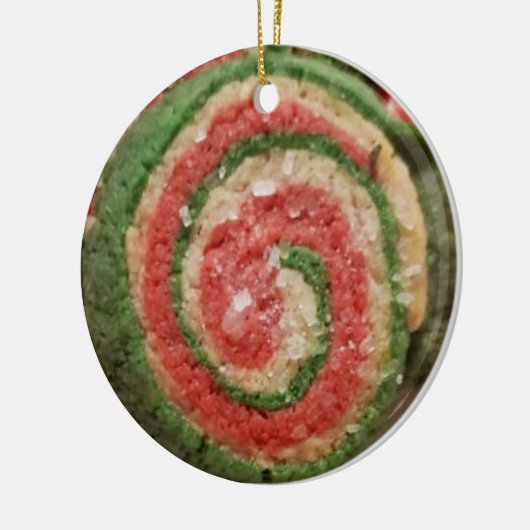 Grappig kerstkoekje Pun Romantic Gift Keramisch Ornament (Links)