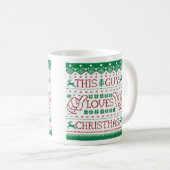 Grappig kerstkoffie Mok (Voorkant rechts)