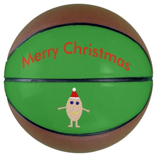 Grappig kerstkogels basketbal (Voorkant)