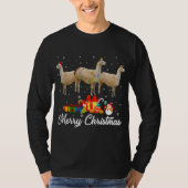 Grappig kerstlama Xmas Pajama Llama Animals L T-shirt (Voorkant)