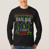 Grappig kerstlampje dat ik leuk vind aan Big Bulbs T-shirt (Voorkant)