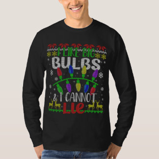 Grappig kerstlampje dat ik leuk vind aan Big Bulbs T-shirt