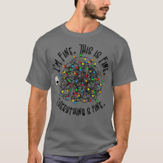 Grappig kerstlampje met een paar t-shirt
