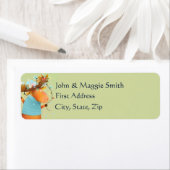 Grappig kerstlicht Moose Animal Cartoon Etiket (Insitu)