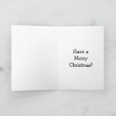 Grappig "Kerstlijst" Kerst Wenskaart Feestdagen Kaart (Binnen)