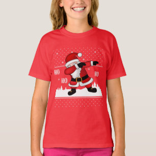 Grappig Kerstman Dabbing T-shirt