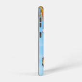 Grappig Kerstman Hoed Paard Kerstmis Samsung Galaxy Hoesje (Rechterkant)