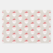 Grappig Kerstman patroon. kerstvakantie Inpakpapier Vel (Voorkant)