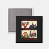 Grappig Kerstman Trump Ik heb alles wat ik wil voo Magneet (Voorkant / Achterkant)