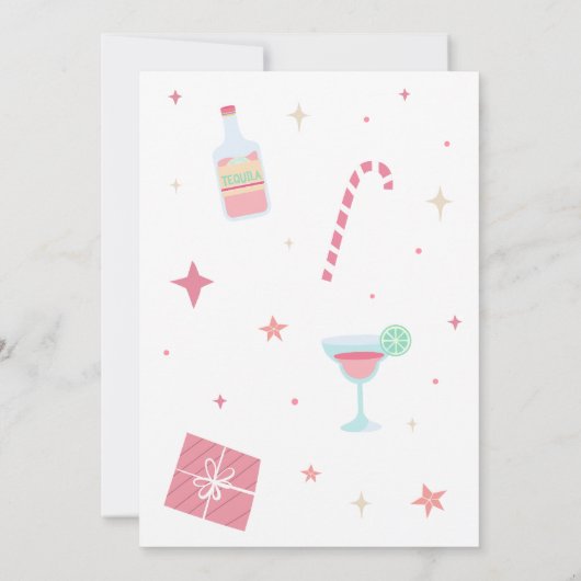 Grappig Kerstman Vriendjes Kerstfeest Kaart (Achterkant)