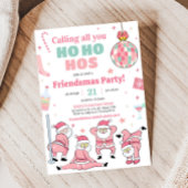 Grappig Kerstman Vriendjes Kerstfeest Kaart