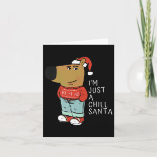 Grappig Kerstman Vrolijk Kerstfeest Just-a-chill-g Kaart