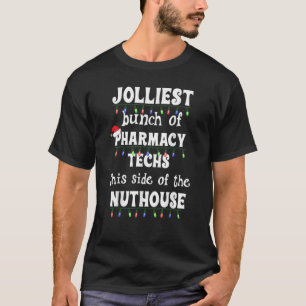 Grappig kerstmatchen Group Work Pharmacy Techn T-shirt
