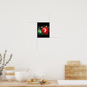 Grappig Kerstmis 67 Zes Zeven Meme Gen Alpha Sla Poster (Keuken)