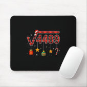 Grappig Kerstmis 6 7 Zes Zeven Meme Vierkantsworte Muismat (Met muis)