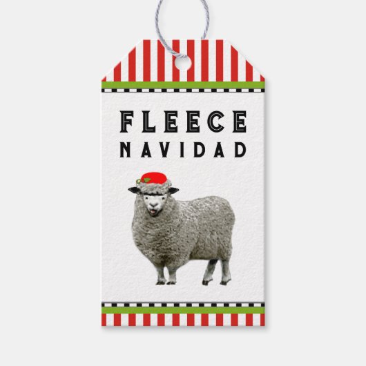 Grappig Kerstmis Cadeaulabel (Voorkant)